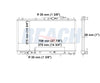 2003 MITSUBISHI GALANT 3.0 L RADIATOR REA41-2721A