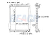 2009 CHRYSLER ASPEN 5.7 L RADIATOR REA41-2738A