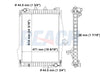 2004 DODGE DURANGO 4.7 L RADIATOR REA41-2738A