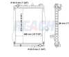 2007 DODGE DURANGO 4.7 L RADIATOR REA41-2739A