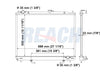 2006 MITSUBISHI MONTERO 3.8 L RADIATOR REA41-2752A