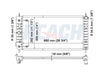 2008 CHEVROLET MALIBU 2.2 L RADIATOR REA41-2765A