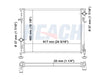 2008 CHRYSLER 300 5.7 L RADIATOR REA41-2767A