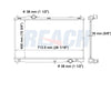 2006 LEXUS GS300 3.0 L RADIATOR REA41-2782A