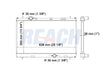 2005 DODGE NEON 2.4 L RADIATOR REA41-2794A