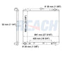 2006 NISSAN FRONTIER 4.0 L RADIATOR REA41-2807A