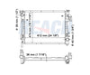 2005 DODGE RAM 1500 5.7 L RADIATOR REA41-2813A