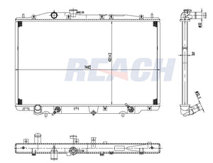 2005 ACURA RL 3.5 L RADIATOR REA41-2814A
