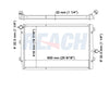 2007 VOLKSWAGEN PASSAT 2.0 L RADIATOR REA41-2822A