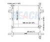 2005 JEEP GRAND CHEROKEE 4.7 L RADIATOR REA41-2839A