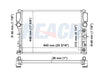 2006 MERCEDES-BENZ E350 3.5 L RADIATOR REA41-2868A