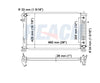 2008 CHEVROLET EQUINOX 3.4 L RADIATOR REA41-2879A