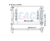 2006 PONTIAC TORRENT 3.4 L RADIATOR REA41-2879A