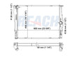 2006 BMW 325I 2.5 L RADIATOR REA41-2882A