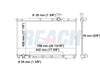 2007 HYUNDAI SANTA FE 3.3 L RADIATOR REA41-2897A