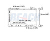 2007 TOYOTA CAMRY 2.4 L RADIATOR REA41-2917A