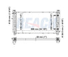 2007 GMC SIERRA 1500 4.3 L RADIATOR REA41-2946A