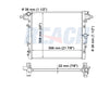 2007 JEEP WRANGLER 3.8 L RADIATOR REA41-2957A
