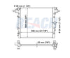 2008 JEEP WRANGLER 3.8 L RADIATOR REA41-2957A