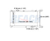 2006 LEXUS IS350 3.5 L RADIATOR REA41-2968A