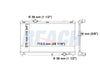 2011 LEXUS IS250 2.5 L RADIATOR REA41-2968A