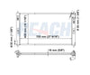 2004 MITSUBISHI LANCER 2.4 L RADIATOR REA41-2979A