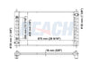 2008 NISSAN ALTIMA 2.5 L RADIATOR REA41-2988A