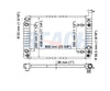 1992 GMC SAFARI 4.3 L RADIATOR REA41-312A