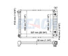 1989 GMC K2500 4.3 L RADIATOR REA41-434A