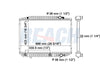 1991 MERCEDES-BENZ 420SEL 4.2 L RADIATOR REA41-438A