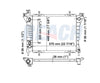 1990 FORD AEROSTAR 3.0 L RADIATOR REA41-901A