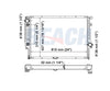 1990 BMW 735I 3.5 L RADIATOR REA41-942A