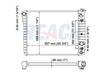 1986 PONTIAC FIREBIRD 2.5 L RADIATOR REA41-965A