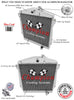 1948 CHEVROLET FLEETLINE 3.5 L RADIATOR AE4348