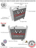 1951 STUDEBAKER COMMANDER 3.8 L RADIATOR CC4952