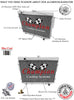 1974 PLYMOUTH SATELLITE 5.2 L RADIATOR CC504