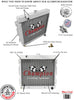 1971 PLYMOUTH VALIANT 5.9 L RADIATOR CHACC526B