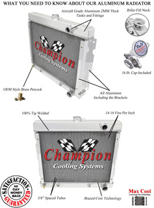1970 PLYMOUTH DUSTER 3.7 L RADIATOR CHACC527