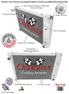 1984 OLDSMOBILE DELTA 88 5.0 L RADIATOR EC571
