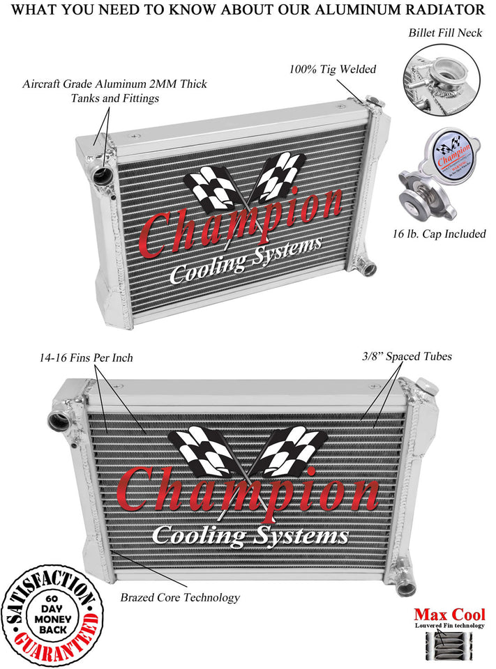 1974 MG MIDGET 1.3 L RADIATOR EC6474