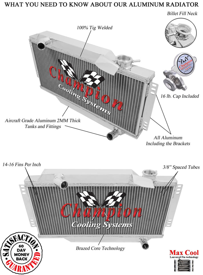 1968 TRIUMPH SPITFIRE 1.3 L RADIATOR CHACC6480