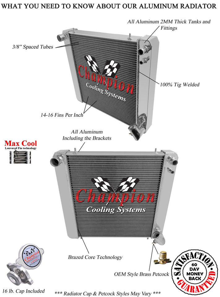 1967 JAGUAR XKE 4.2 L RADIATOR CC6567