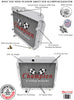 1966 PLYMOUTH BARRACUDA 4.5 L RADIATOR CHACC66