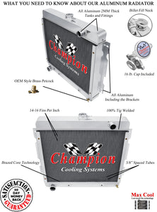 1971 PLYMOUTH VALIANT 5.6 L RADIATOR CHACC7072B