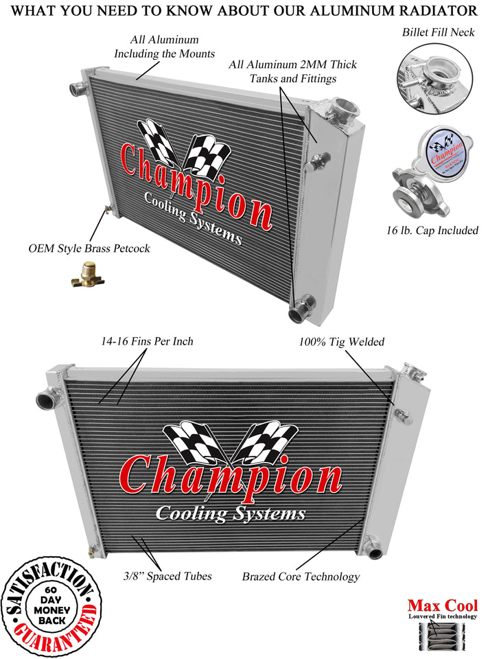 1984 GMC JIMMY 5.7 L RADIATOR CHACC716-M