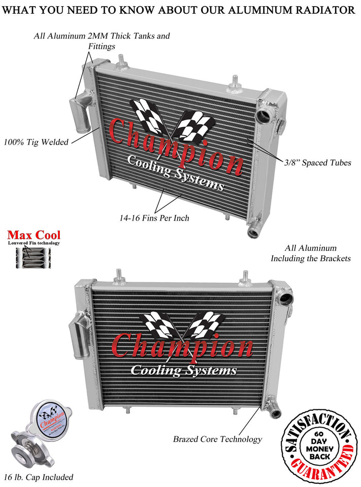 1979 TRIUMPH SPITFIRE 1.5 L RADIATOR EC7980