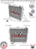 1985 TOYOTA 4RUNNER 2.4 L RADIATOR CHAEC945