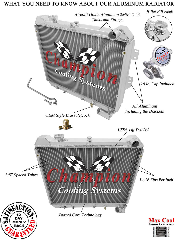 1985 MAZDA RX-7 1.3 L RADIATOR EC097